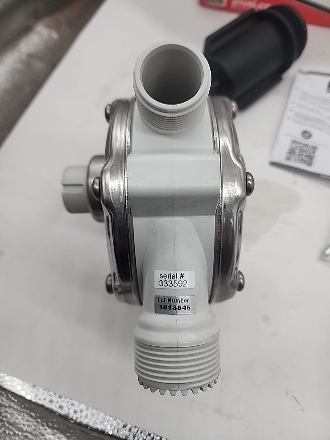 PIUSI USA F00332A3 ROTARY DEF PUMP WITH 9FT HOSE & SPOUT, MISSING HANDLE SEE PIC