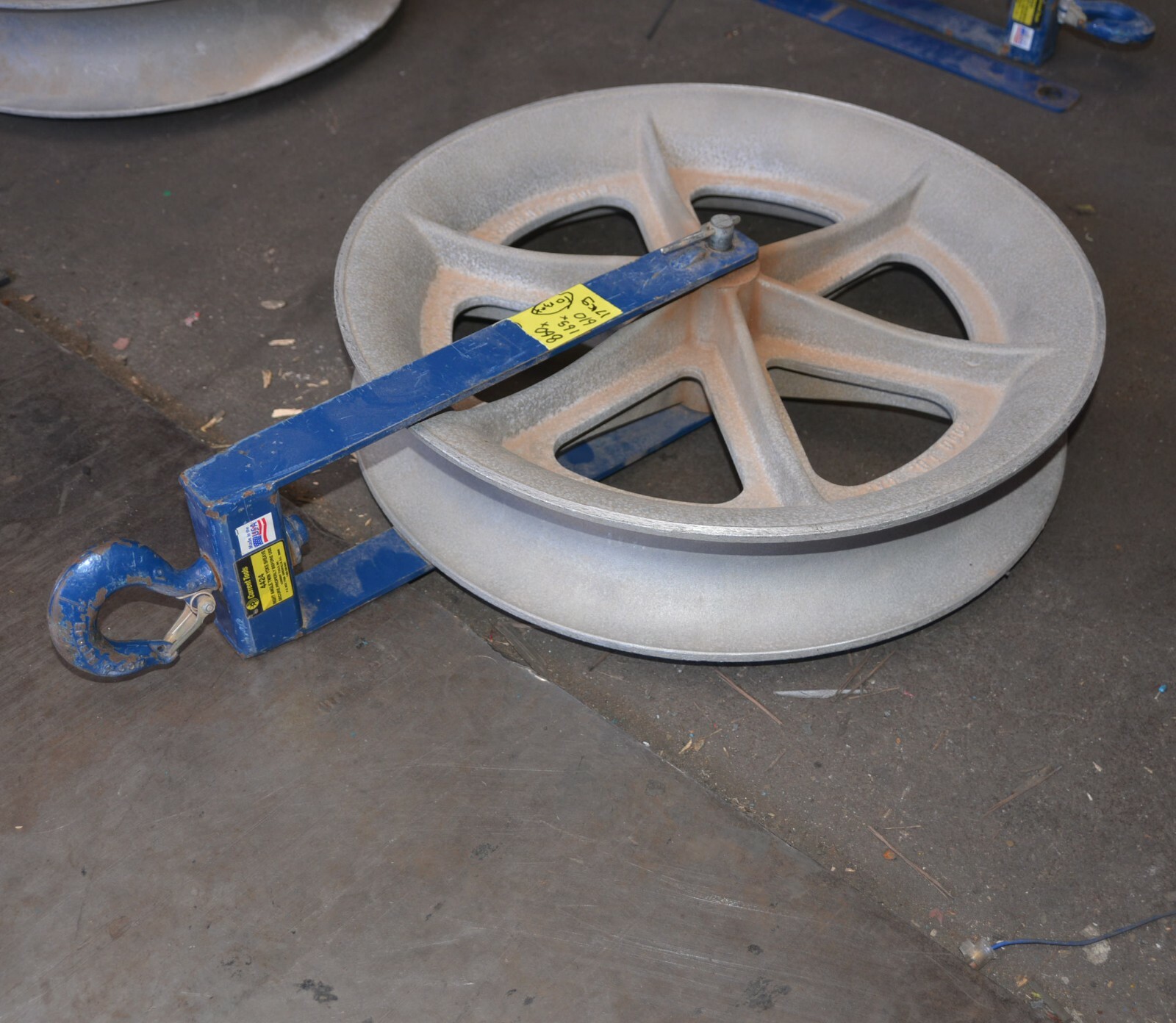 Current Tools 4424 Hook-Type Cable Sheave 4000LBS Max Capacity