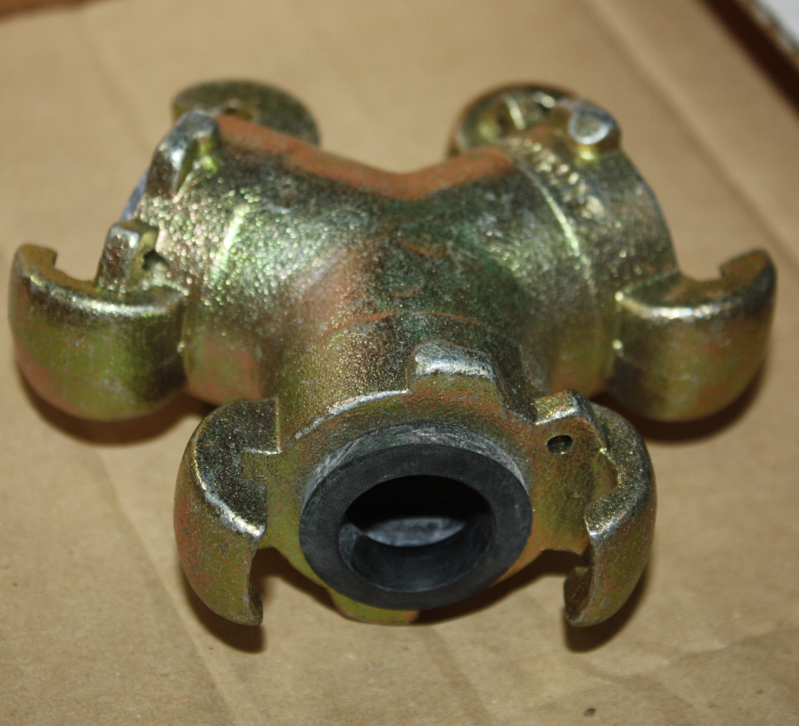 Minquip QTYof 4 B Type 1″Inch 25mm 3 way Claw Compressed Air Coupling 03/025/20