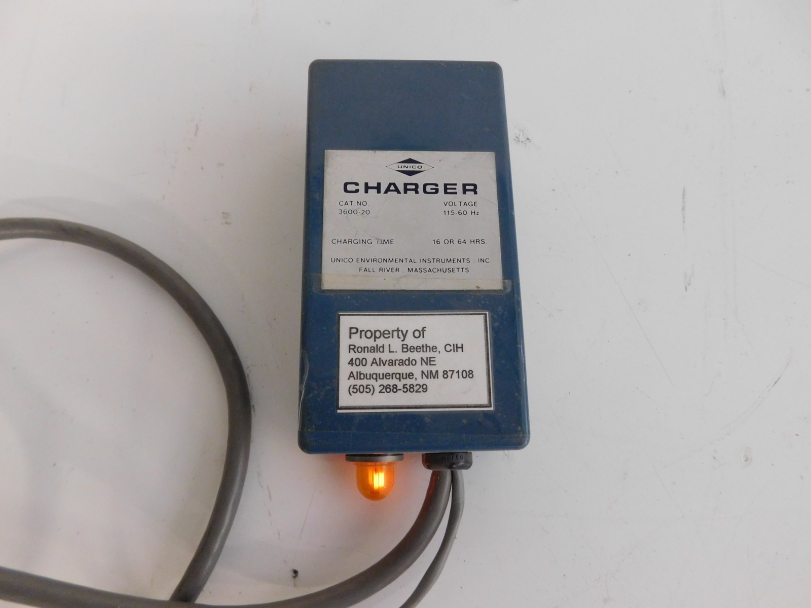 ^^ UNICO CHARGER CAT NO 3600-20 (SBM3)