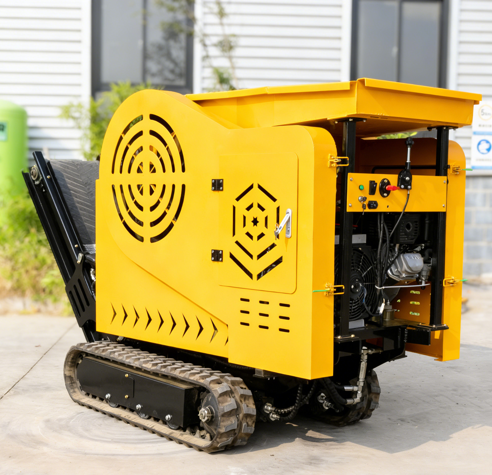 FreeShip Jaw Crusher Portable Stone Rock Grinder Ore Crusher Mining Machine