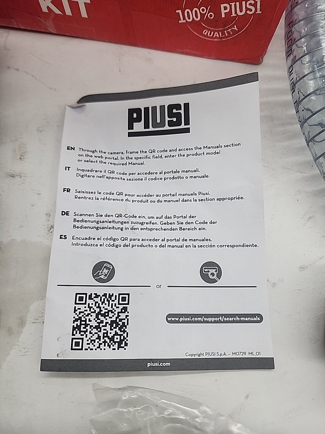 PIUSI USA F00332A3 ROTARY DEF PUMP WITH 9FT HOSE & SPOUT, MISSING HANDLE SEE PIC