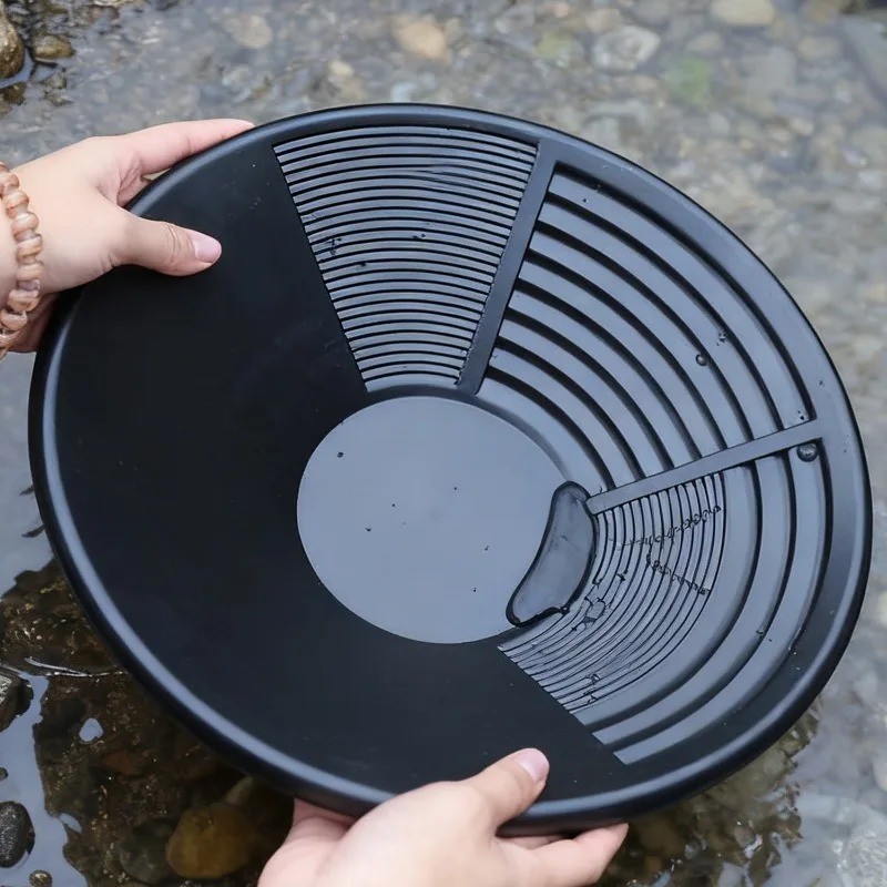 Plastic Gold Mining Pan Basin Gold Panning Tool Lightweight Ergonomic Sieve