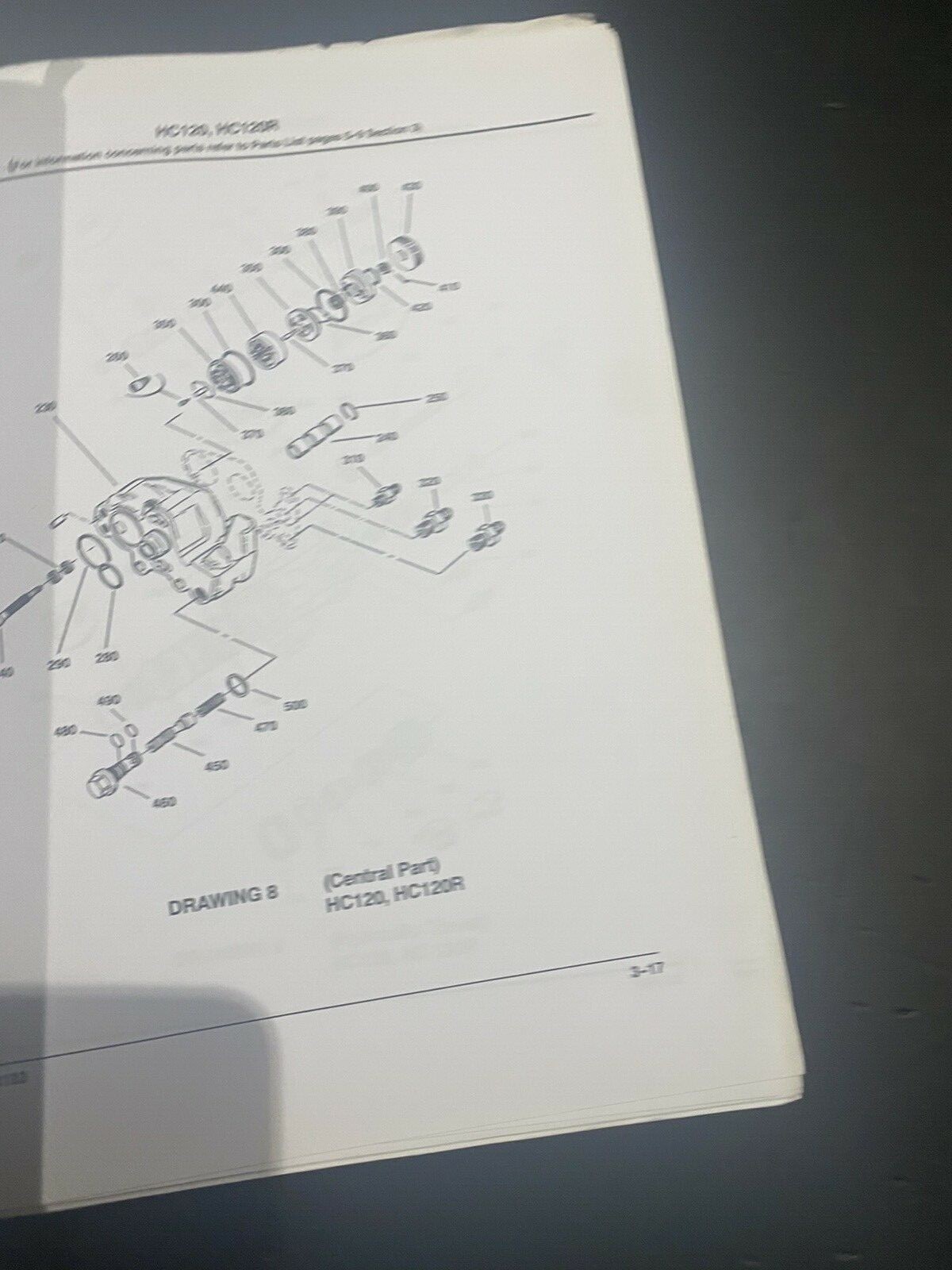 INGERSOLL RAND MONTABERT HC80/120 HYDRAULIC HAMMER TECHNICAL MANUAL PART LIST