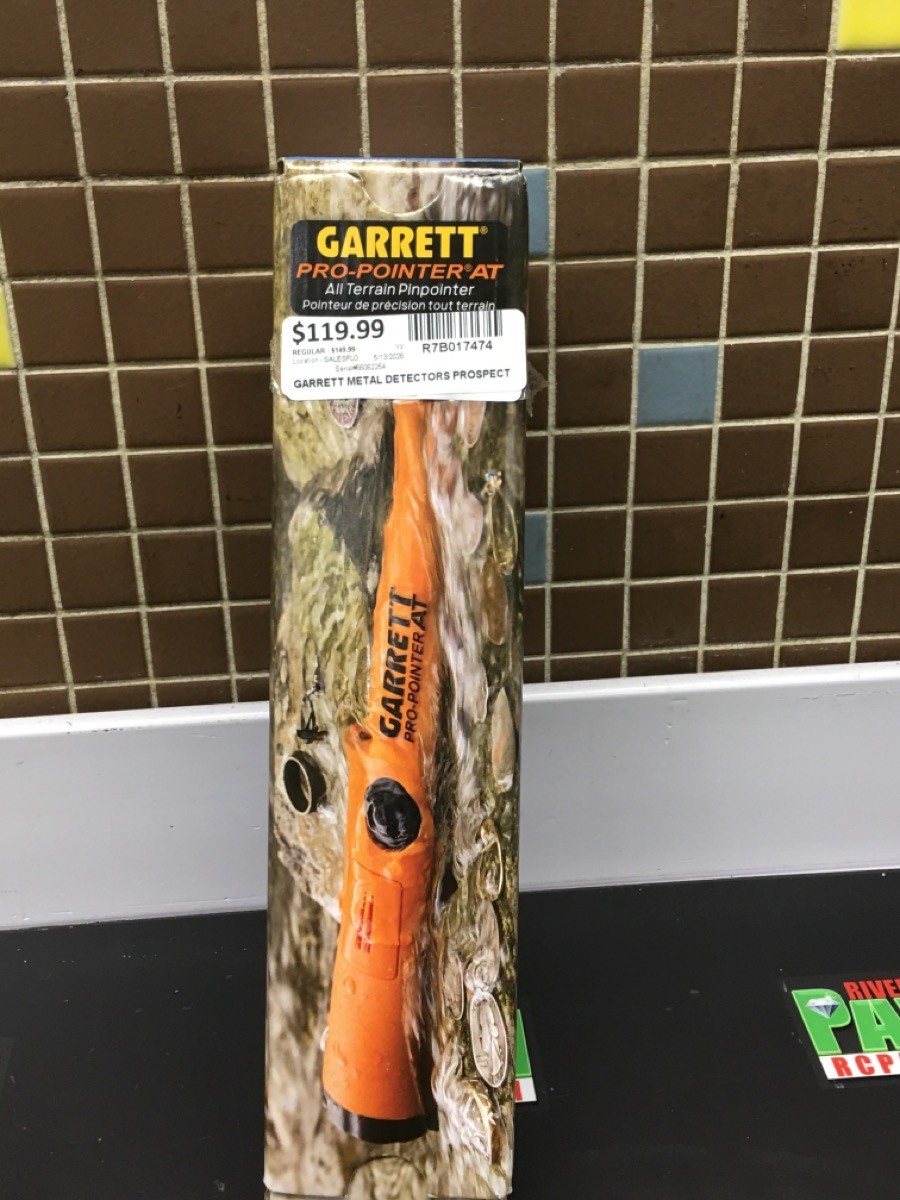 GARRETT METAL DETECTORS PRO-POINTER AT —-OPEN BOX— (R7B017474)