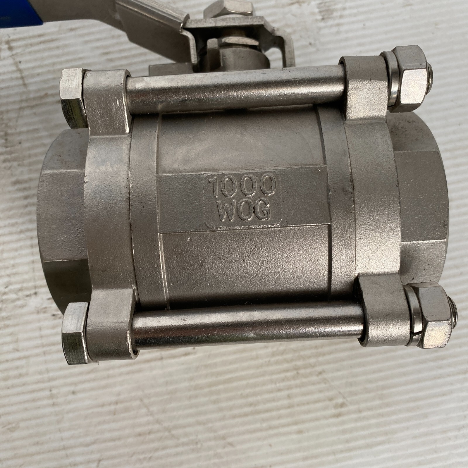2 1/2″ inch 65mm DN65 3 piece 316 stainless steel ball valve NEW WOG 1000