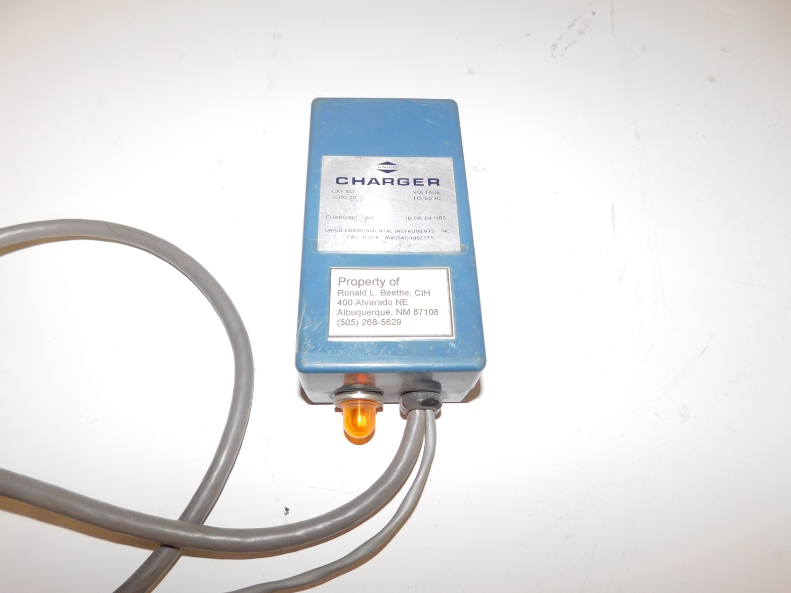 ^^ UNICO CHARGER CAT NO 3600-20 (SBM3)