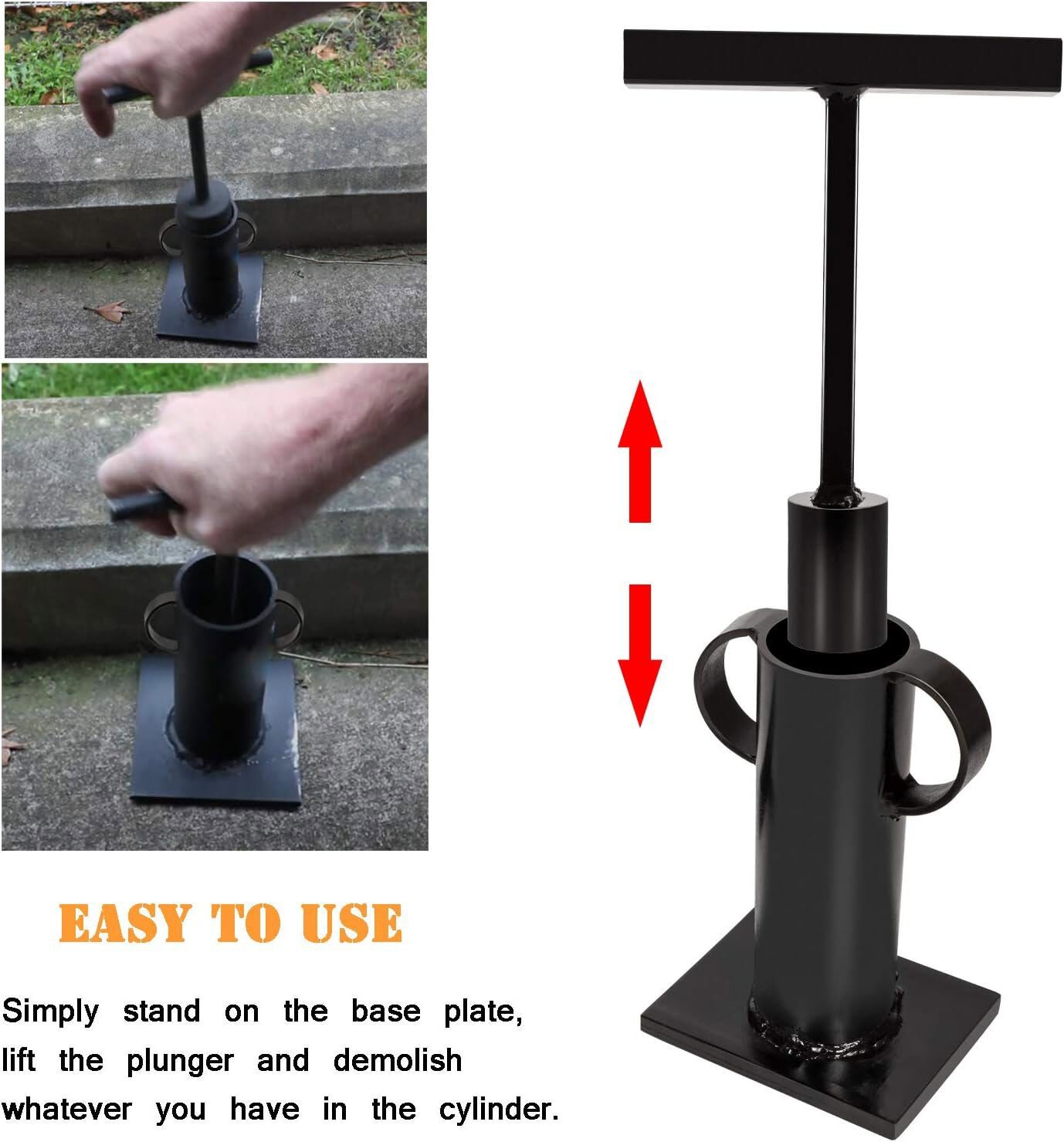 Stone Rock Crusher Gold Prospecting Frit Maker Glass Breaker Ore Crusher Tool