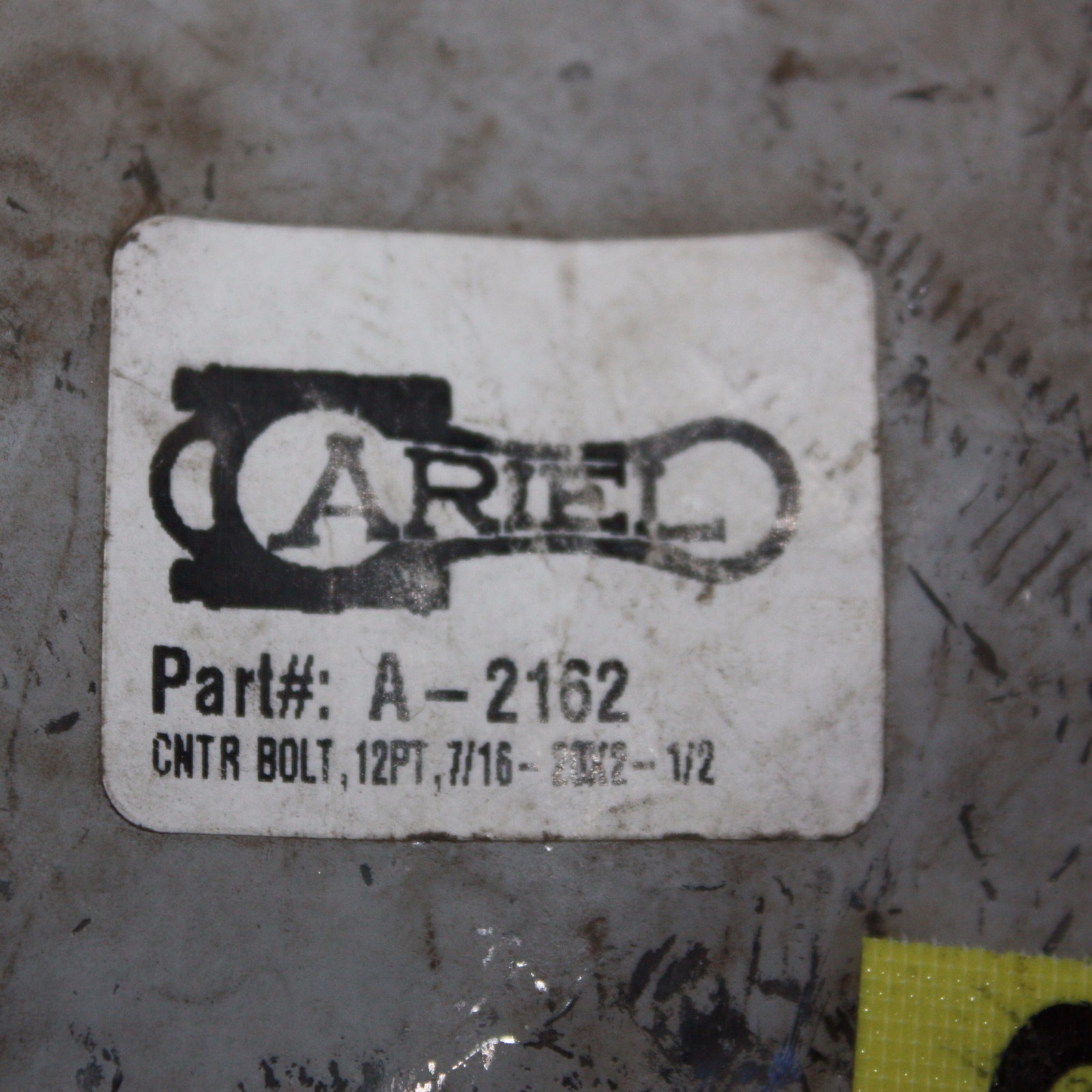 ARIEL A-2162 BOLT MACHINE 7/16″ THREAD DIA. 20TPI 2-1/2″ LONG 12 POINT set of 15