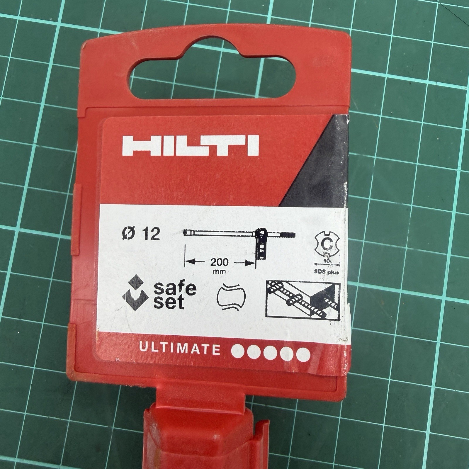2018940 Hilti TE-CD 12/33 Drill Bit 12mm 200mm SDS Plus Concrete Vacuum NOS