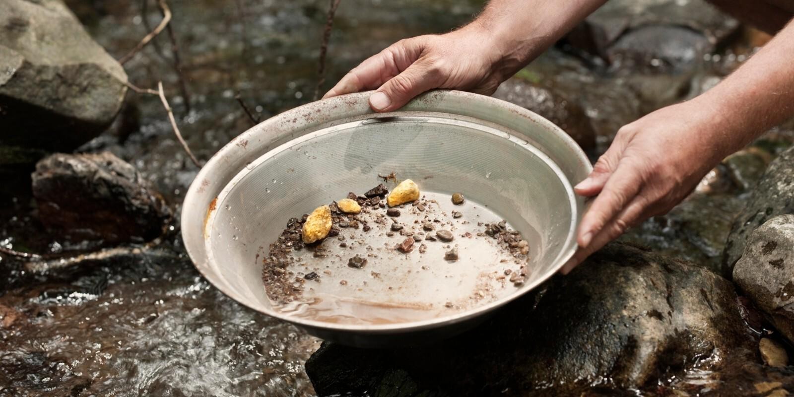 Spun Steel Gold Pan Metal Gem Fossicking Panning Prospecting Detector 9″-16″
