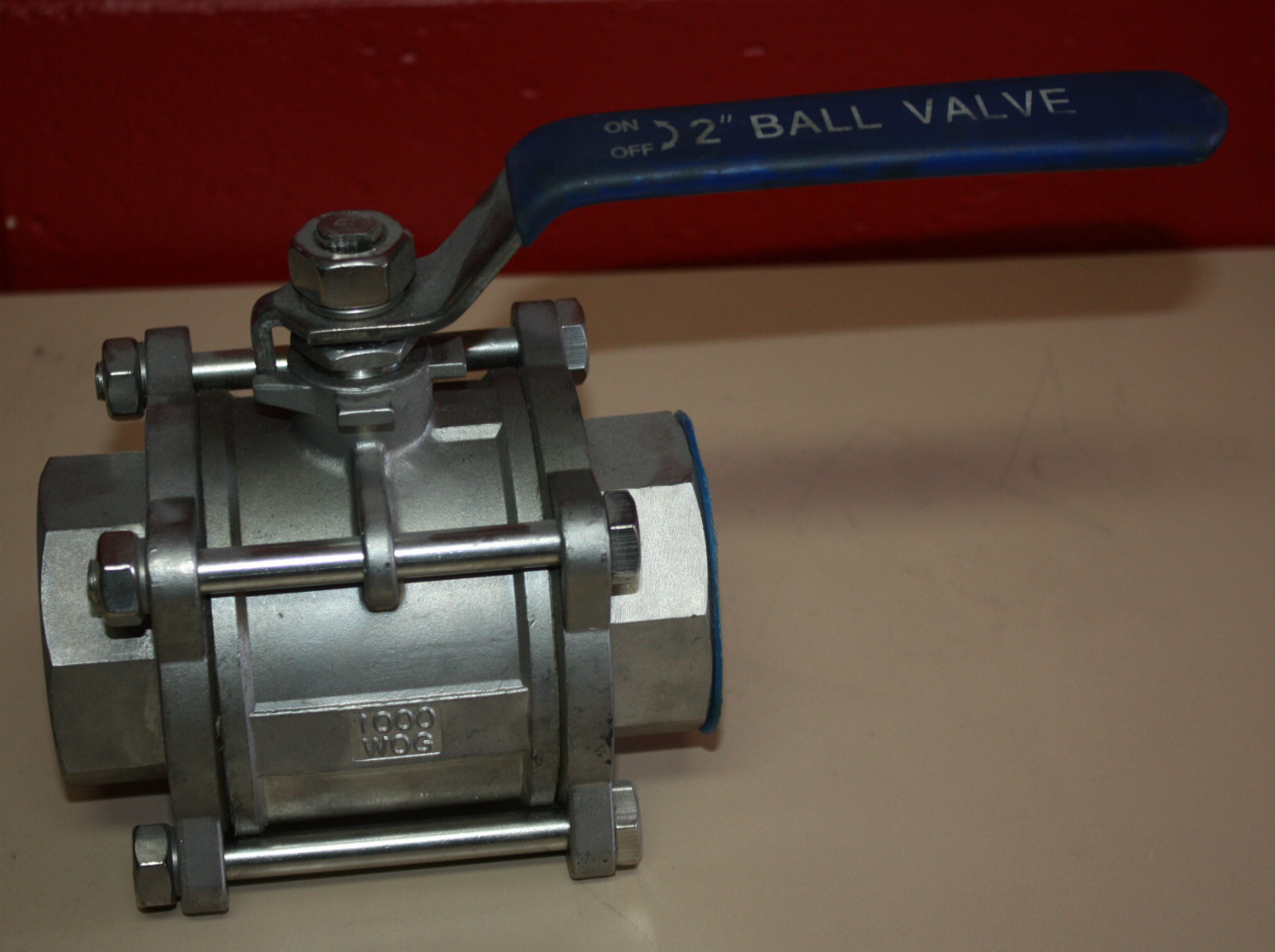 2″ inch 50mm 3 piece stainless steel ball valve 1000 WOG NEW