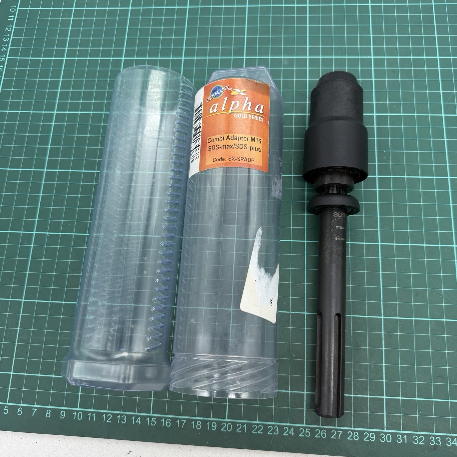 SX-SDADP Alpha Combi Adaptor M16 SDS Max to SDS Plus Drill Adapter NOS