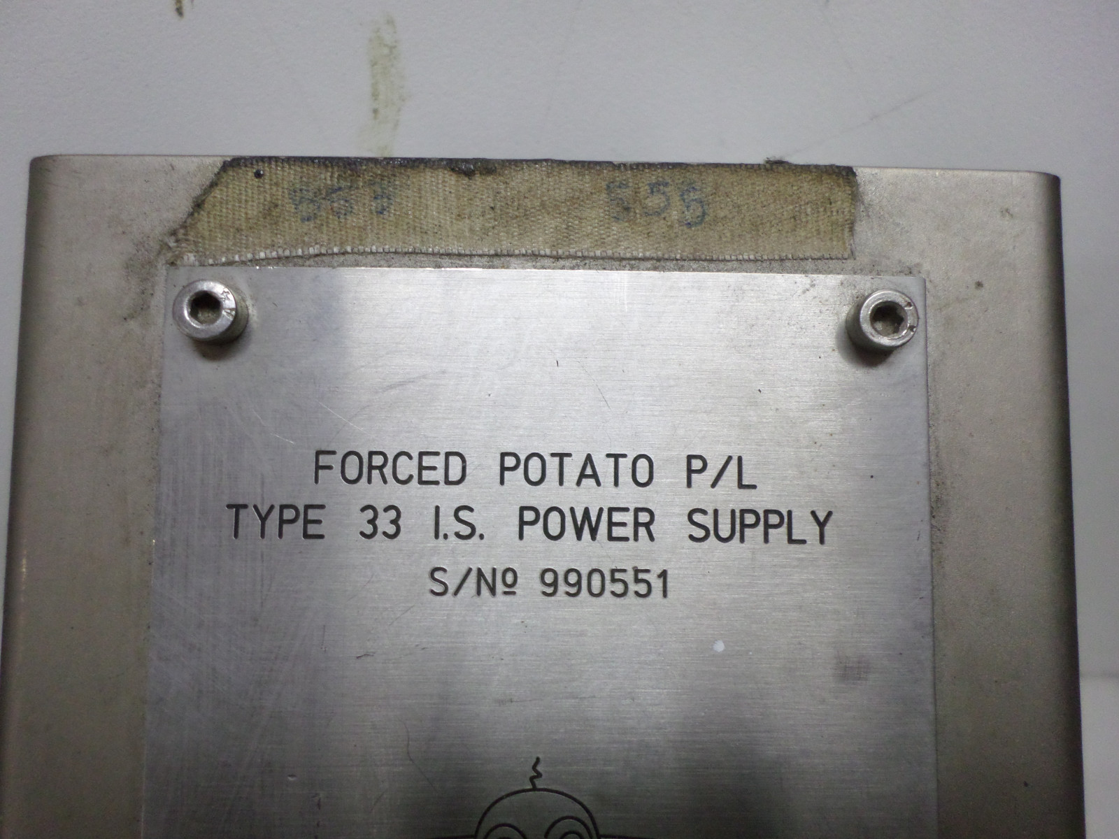 PEMPEK — JOY MINING – FORCED POTATO TYPE 33 I.S. POWER SUPPLY – 12.5V 2A OUTPUT