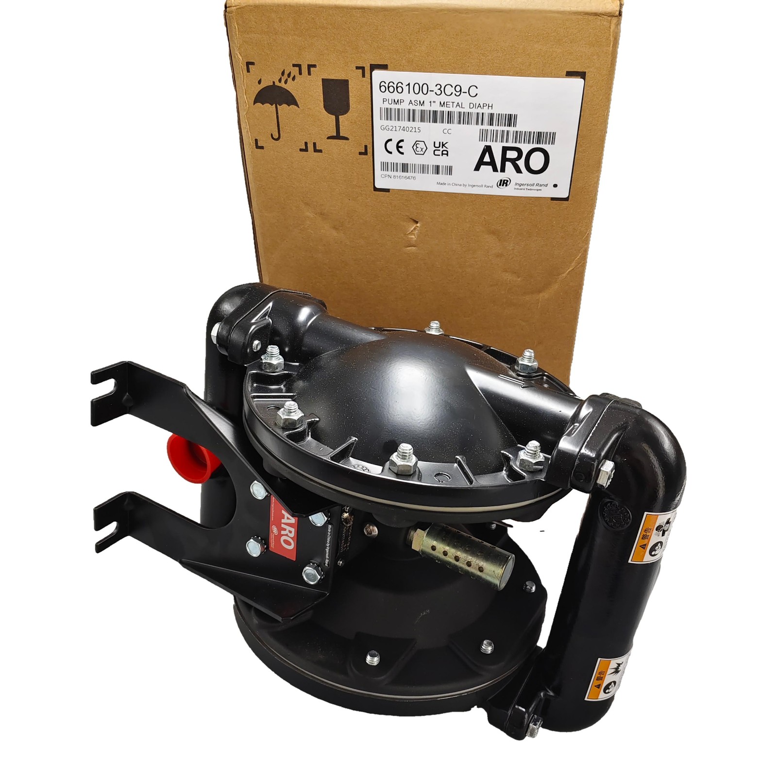 666100-3C9-C NEW 1” Double Diaphragm Pump Air Operated for Aro