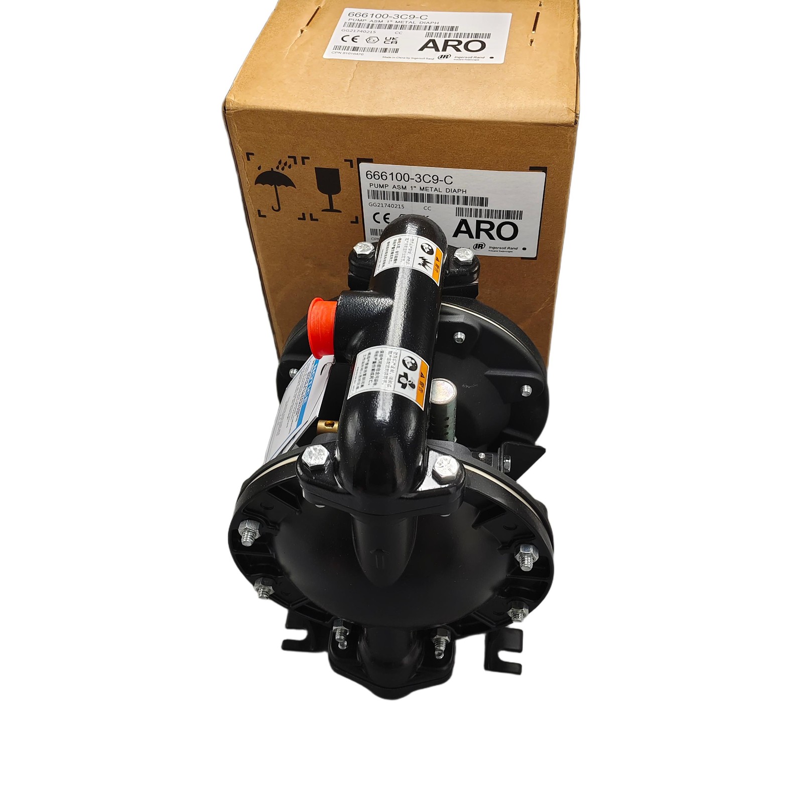 666100-3C9-C NEW 1” Double Diaphragm Pump Air Operated for Aro