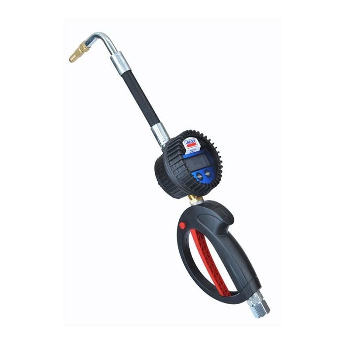 LINCOLN 980 OIL CONTROL HANDLE WITH DIGITAL METER 8 GPM 1500 PSI, FLEX EXTENSION