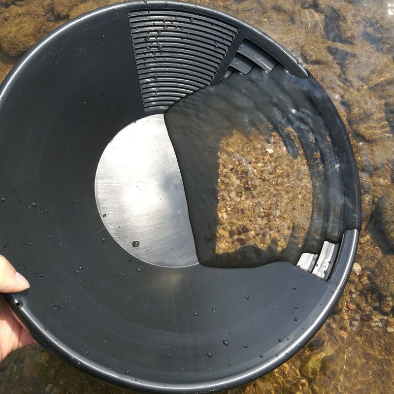 Gold Pan Basin Mining Pan Dredging Prospecting River Tool Wash