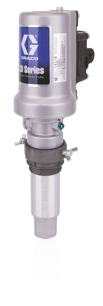 Graco Oil Pump 5:1 24G588 Air Operated Stub Tank Drum Pump, Bung Mount