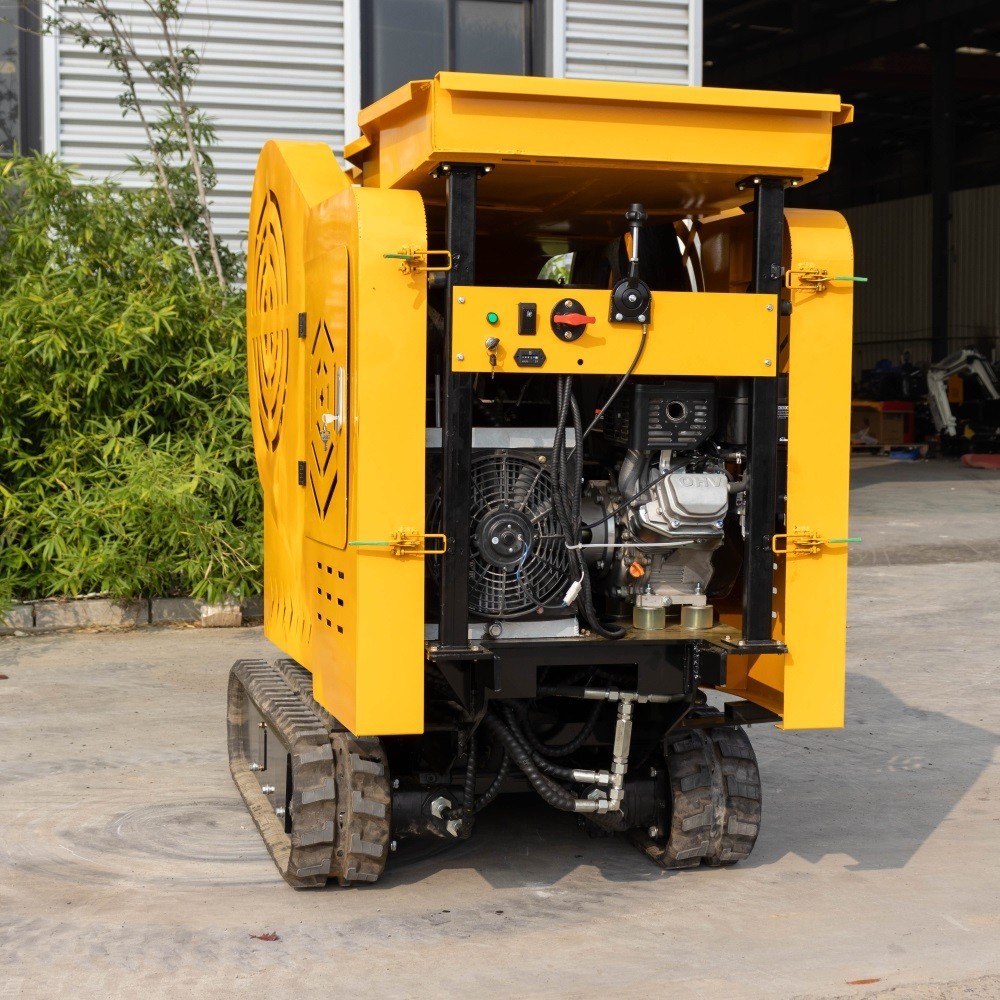 Free Ship Tracked Jaw Crusher Gas Mobile Stone Crusher for Construction Quarry