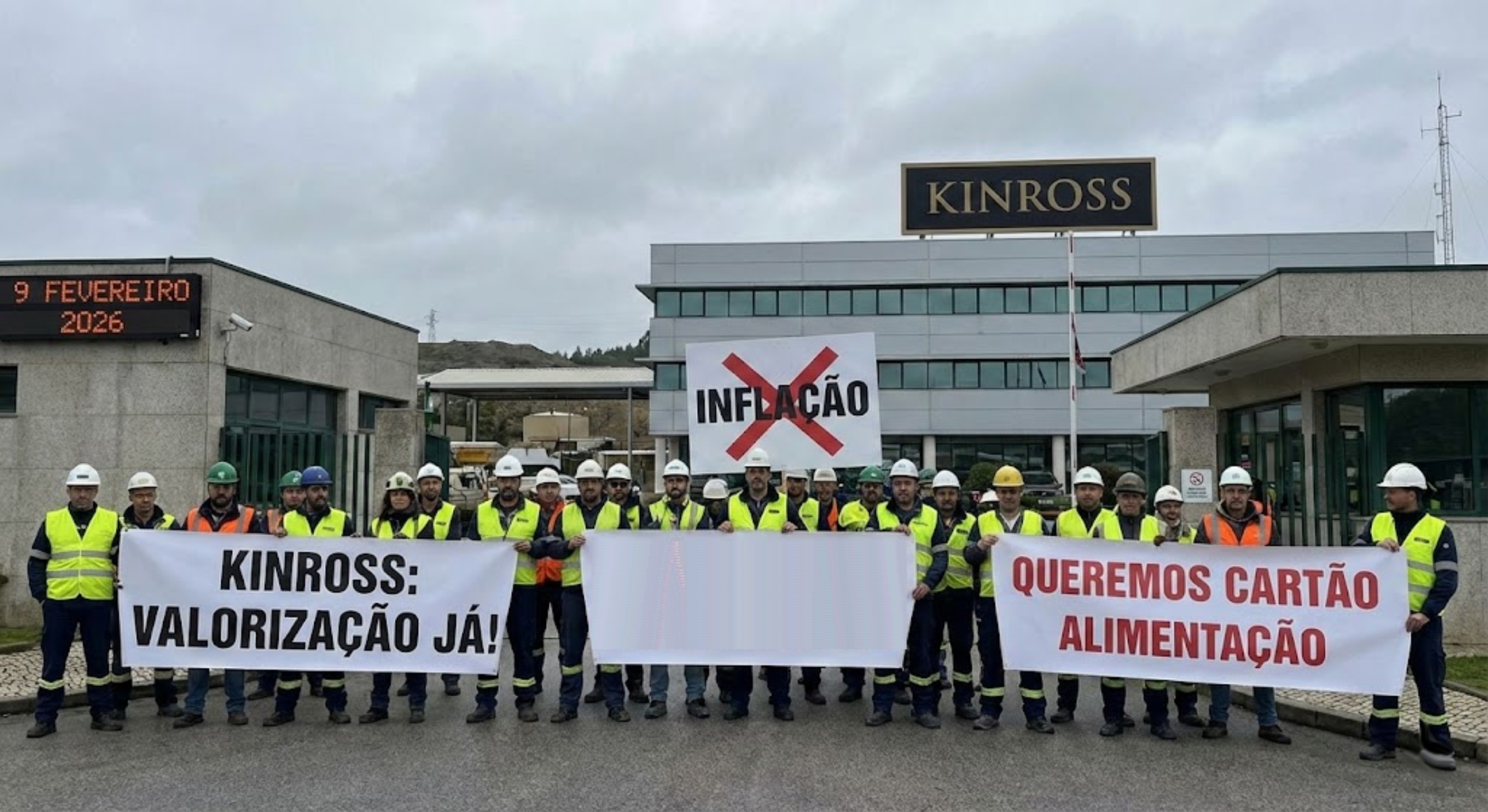 KINROSS INFLEXÍVEL EM VALORIZAR TRABALHADORES QUER MANTER SALÁRIOS ACHATADOS
